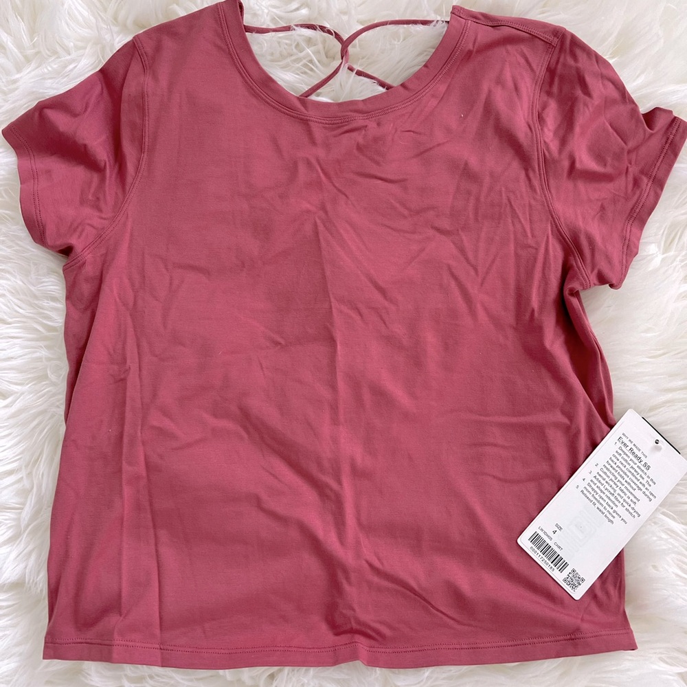 Lululemon TMALL Exclusive Ever Ready SS Size 4